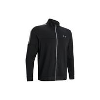 Under Armour Solid Color Full Zip Sports Jacket Men Jackets Black 1377399-001 XXL