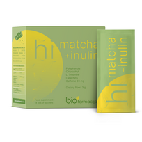 HI MATCHA + INULIN, 14 paketėlių geriamajam tirpalui