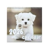 2026 Sieninis kalendorius Juokingi šunys Sieninis kalendorius Saus. 2026 - Gruodis. 2026 12 mėnesių planuotojas pokštų dovanos šunų mylėtojams Dog
