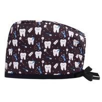 Turban Scrub Caps for Beauty Salon Comfortable Doctor Nurse Surgeon Hat for Hospital Staff Printed Working Hat for Bakery