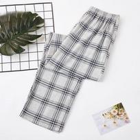 Men's Plaid Cotton Lounge Pants L