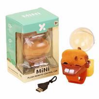 USB Charging Children RC Car Mini Watch Toys 3D Cartoon Rabbit Racing Toys  for Birthday Gift Capybara