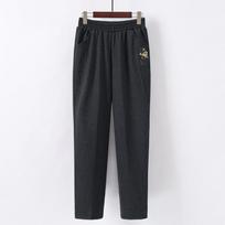 High-Waisted Thick Velvet Pants for Middle-Aged & Elderly Women - Casual, Loose-Fit for Spring, Autumn, and Winter XL (Recommended 80-100 jin)