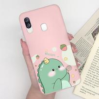 Leopardo rašto dėklas Samsung A40 telefonui, minkšto silikono matiniai dėklai Samsung Galaxy A40 A 40 SM-A405F, buferis Funda Capa Samsung Galaxy A40 white