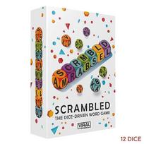 Sumaišytų kauliukų žodžių žaidimas - Šeimos vakarėlio rašybos iššūkis Greito tempo stalo žaidimas 1-5 žaidėjams 1pc - 60 Dice