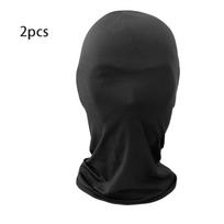 2pcs New Cosplay Full Mask Thin Breathable Hood Cosplay Prop Ghost Festival Accessories Halloween Costumes Cosplay Head Cover