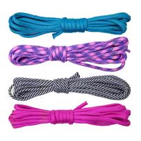 4Pcs 4mm Paracord Rope String 3meter/9.84ft Long Each for Keychain Bracelets Jewelry Making Outdoor Gear Accessories purple