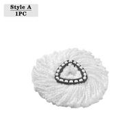 For O-cedar and Vileda EasyWring 1 Tank System Washable Mop Pad Triangle Rotating Mop Head Base Scrub Mop Brush Head Accessories
