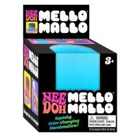 Needoh Mello Mallo minkštas kamuoliukas zefyras UV reaktyvus keičiantis spalvą saulėje žaislas spaudoma tešla užpildytas žaislas nerimui malšinti