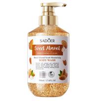 500ml Sweet Almond Scrub Whitening and Cleansing Shower Gel Body Wash Bath and Body Works Whitening beige