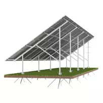 10 vnt. modulių antžeminė konstrukcija - šakninė, moduliams nuo 1,80 m.