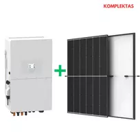 10 kW hibridinės saulės elektrinės komplektas, Deye + Trina