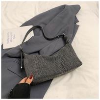 Casual denim dumpling bag women's new fashion versatile underarm bag simple shoulder crossbody bag