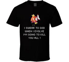 Pokemon Magikarp Evolution Funny Unisex T-Shirt S