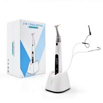 2-in-1 belaidis 6 dantų:1 endodontinis variklis, įmontuotas šaknies viršūnės lokatorius, endodontinio šaknies kanalo gydymo įrankis EU Plug balta