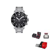 TISSOT Starfish Collection Quartz Movement Men's Watches Watch 45.5mm Black Dial T120.417.11.051.00 Black Dial black