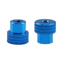 10pcs M3 M4 Through Hole Hand Nut Knurled Aluminum Thumb Nut for Locking Airframe Aluminum Alloy Tighten Hand Nut D02 M4 10PCS