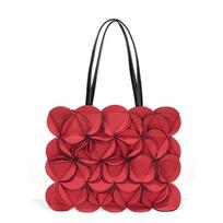 Unique Three-dimensional Flower Hand-held Tote Bag Shoulder Bag, Fashionable and Trendy Hand-held Large Capacity Women's Bag