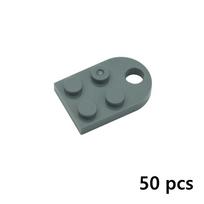 50Pcs Brick 3176 Modified Plate 3x2 With Hole Building Blocks Parts Heart Key Creative Model Assemble Compatible Educational Toy