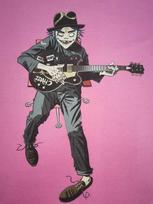 Gorillaz Grupės Marškinėliai t-shirt unisex S234XL marškinėliai Dovana šeima Unisex Marškinėliai XXXL gray