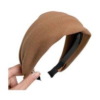 Wide-brimmed Headband Thickened Sponge Filling Soft Knitted Fabric Hair Hoop Autumn Winter Versatile Hair Accessory