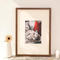 Aimo Walnut Solid Wood Photo Frame