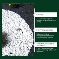Žvyro klijai kraštovaizdžiui Kraštovaizdžio akmenų klijai Sandariklis Klijai Stabilizatorius Vandeniui atsparus Greitai džiūstantis purškalas lauko kiemui one size
