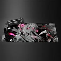 YUki Aim Gaming Mouse Pad Non-Slip Mouse Mat Kazemi Anime Large Mousepad Gamer Professional Computer Big Desk Pads Keyboard Mat 30cmx60cm(11.8x23.6inch)