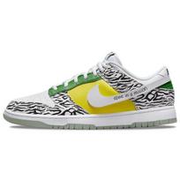 Nike Dunk Low Doernbecher 2022 Unisex Sneakers White Black Green-Apple DR7305-100 35.5 white