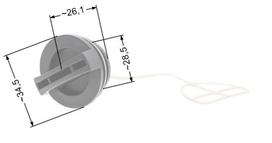 Fuel Cap Nac Sps01-45 Cs4500 Cs5200 Market Chainsaws Nz105