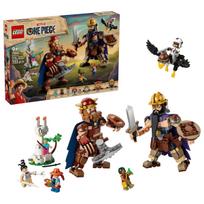 Konstruktorius LEGO® One Piece Dorry prieš Brogy – Mažojo sodo milžinai 75644, 733 vnt.