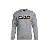 Nike raidės prekės ženklo logotipas spausdinimas sportinis megztinis su gobtuvu vyriški viršutiniai drabužiai pilkas 928700-063 S