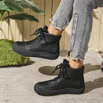 Fashion Comfortable Increase Non-slip Boots Women Boots Breathable Single Shoes Spring Car Suture Strap Oxford Lace Up Shoes 35