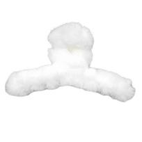 Plush Hair Claw Clips for Teenage Girls Strong Hold and Non slip Hair Claw Combs Autumn Winter Hairpins Barrette Clamps