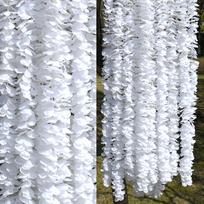 Rattan White Living Room Party Supplies Wedding Hanging Wisteria Garland Fake Flowers For Home balta