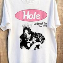 Hole Rock Band Short Sleeve Charcoal Shirt Unisexs TShirt Summer New Vintage Fashion Unisexs and Womens Streetwear 2XL