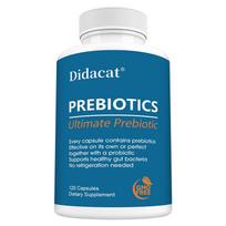 Prebiotinis maisto papildas žarnyno ir virškinimo sveikatai palaikyti, 120 kapsulių 120 Capsules