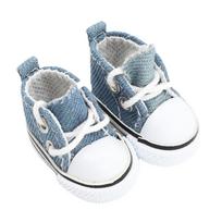 New 4*3cm/3.8*2.5cm 17cm Doll Shoes Multiple Styles Hand-made Dolls Shoes DIY Dolls Accessories Canvas Shoes Doll Toys