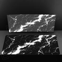 HD Lightning Bolt Mouse Pad Thunderbolt Gaming Accessories Keyboard Pad Non-slip Rubber Desk Mat Computer Office LargeTable Mats 600x300x2mm black