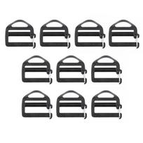 10Pcs 25mm 1Inch Strap Belt Buckle Webbing Hook Clip with Open Lock Adjustable Webbing Backpack Buckle Replacement Set