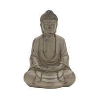 Serenes Meditating Buddhas Sculpture Resins Statue Buddhist Figurine Spiritual Decors Home and Office Desktop Ornament