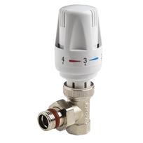 1 Pc Radiator Valve Automatically Energy Efficient DN15 angle type