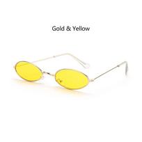 Retro Small Oval Sunglasses Vintage Shades Sun Glasses for Men Women Eyeglasses