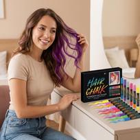 Fun Hair Clip Set With Gentle Ingredients For Natural And Even Color Application, Ideal For Daily Styling And Fashionable Hair Care. One Size
