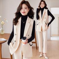 Women's Professional Vest & Pants Suit Set M