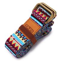 183cm Women Yoga Elastic Strap Pilates Exercise Polyester Strap Belts Fitness Resistance Bands Dance Stretch Rope Belt for Gym