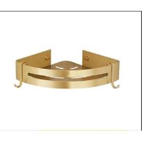 Corner Shelf Wall Mounted Bathroom Shelf Brushed Gold Aluminum Bath Shower Shelf Bath Shampoo Holder Corner shelf corner shelf 1