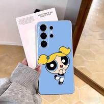 P-Powerpuffs G-Girls Phone Case For Samsung S25,S24,S21,S22,S23,S30,Ultra,S20,Plus,Fe,Note,10,9,5G Transparent Cover Samsung S10