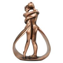 Couple Embracing and Kissing Resin Craft Home Table Decoration Item Valentine's Day Decoration Item Accessory