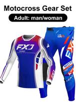 motocross gear set Enduro cross Jersey Pant Kits Racer Gear Set Off-road Mens Kits Women's mountain Downhill Motorcycle MX L-34